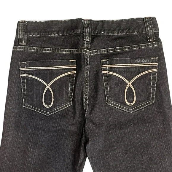 Calvin Klein Black Skinny Jeans Sz 28/6 - Picture 3 of 11
